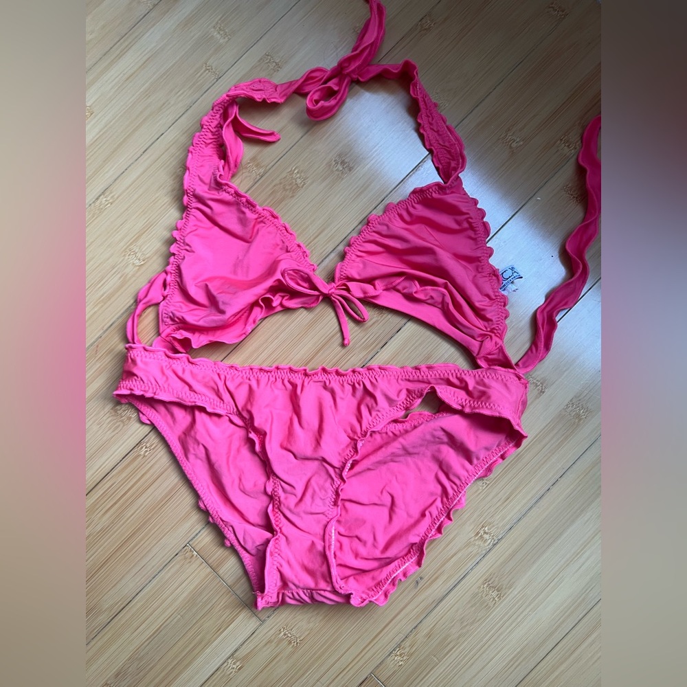 Becca Ruffled Halter and Bottom